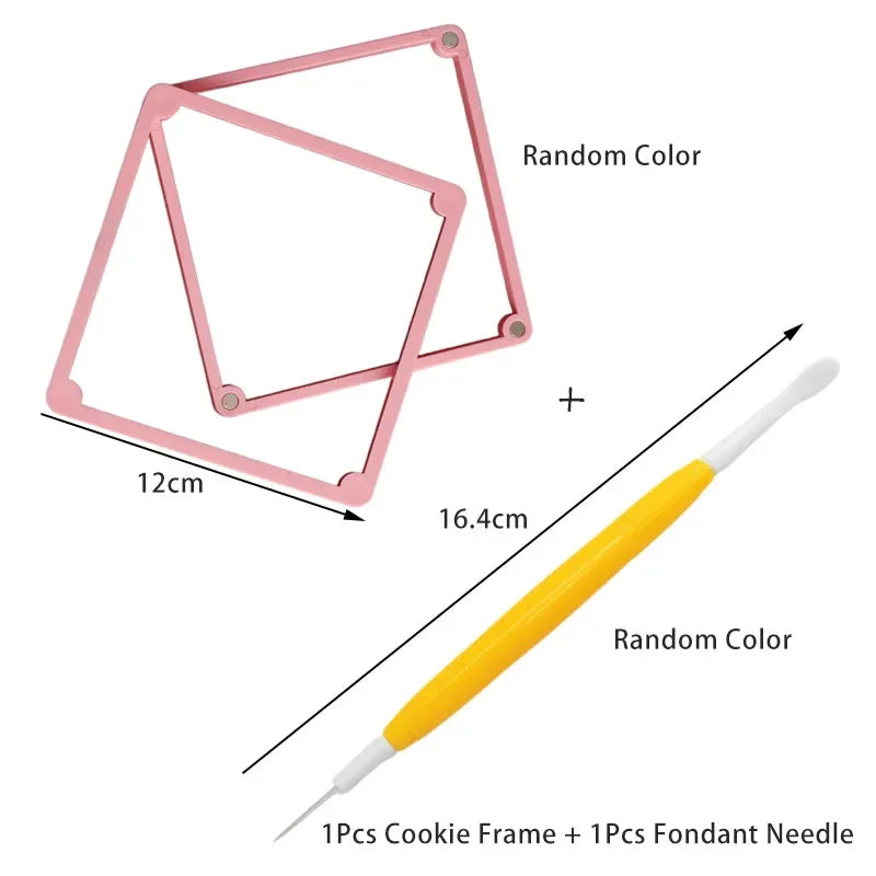 Mini Acrylic Rotating Stand for Cookies, Biscuit & Icing Decoration