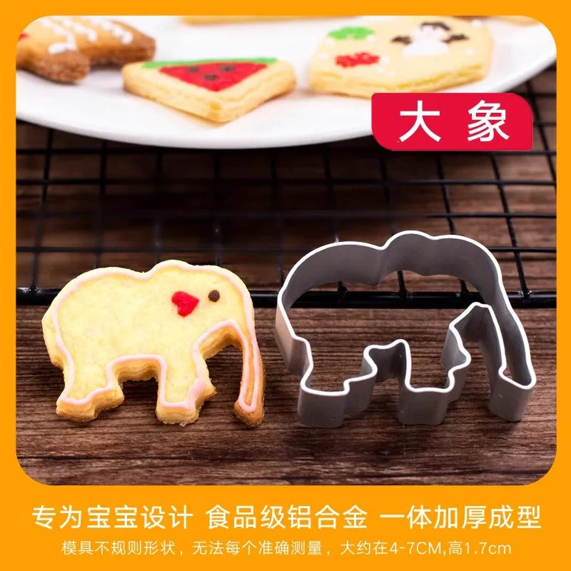 Aluminium Alloy Cat-Shaped Cookie Cutter