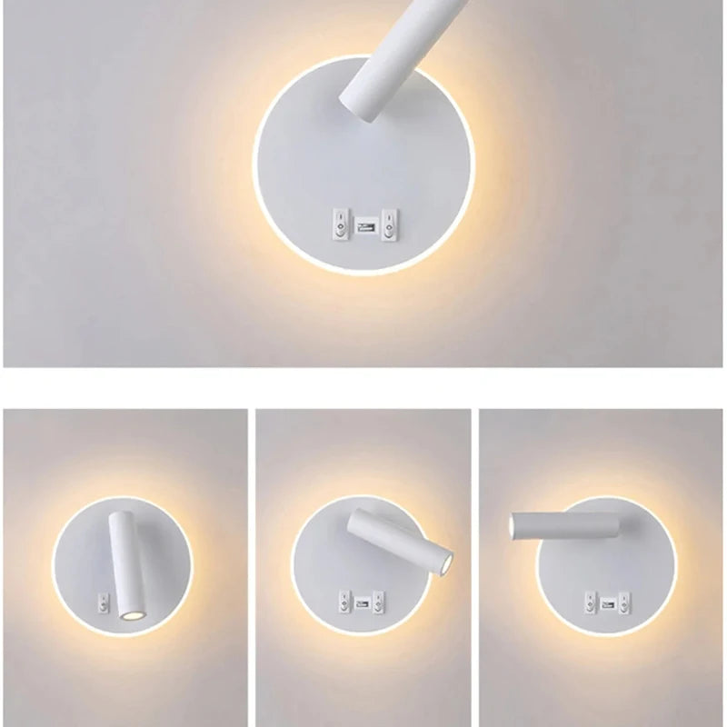 WallBeam: Rechargeable LED Wall Light with USB